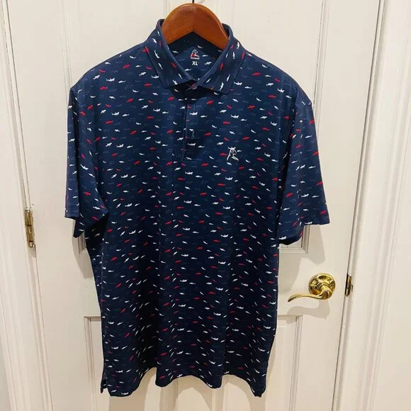 Rhoback Men’s Size XL Performance Golf Polo Shirts - Picture 12 of 16